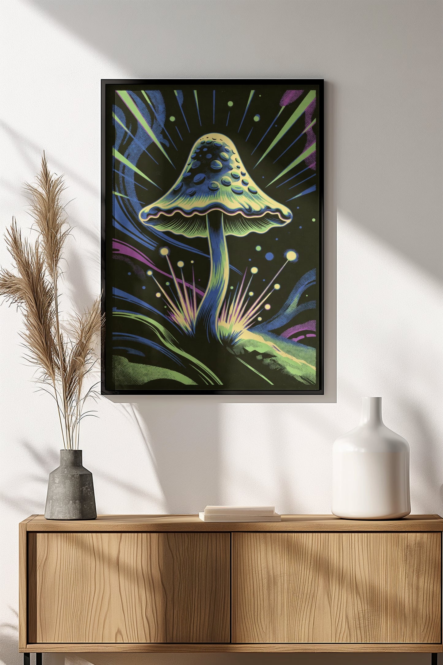 Nature Poster - Retro Glow Art