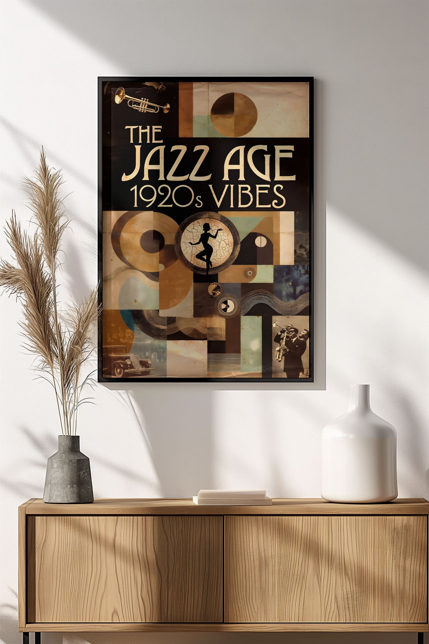 The Jazz Age 1920s Vibes - Vintage Poster