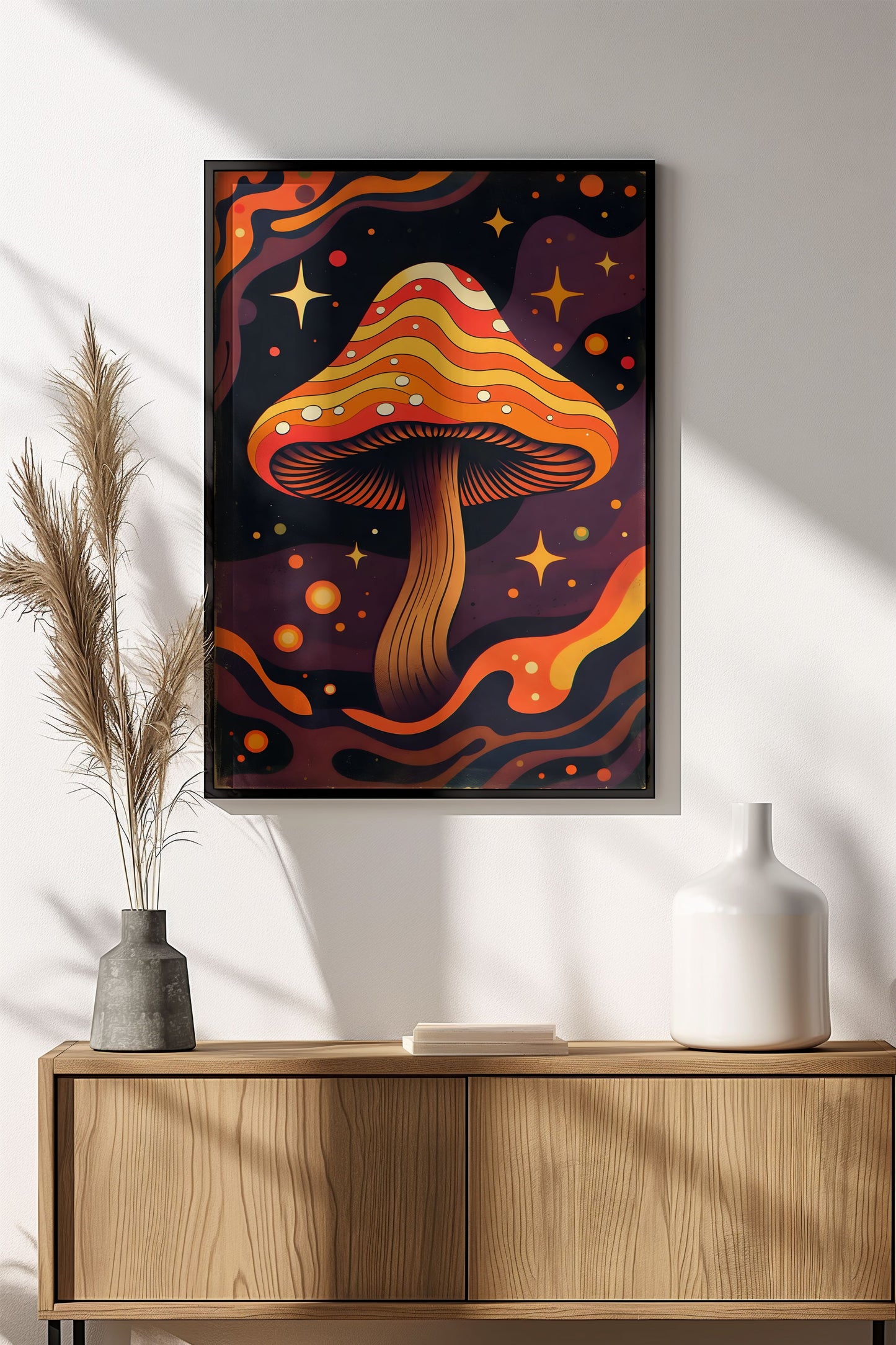 Colorful Nature Glow - Vintage Poster