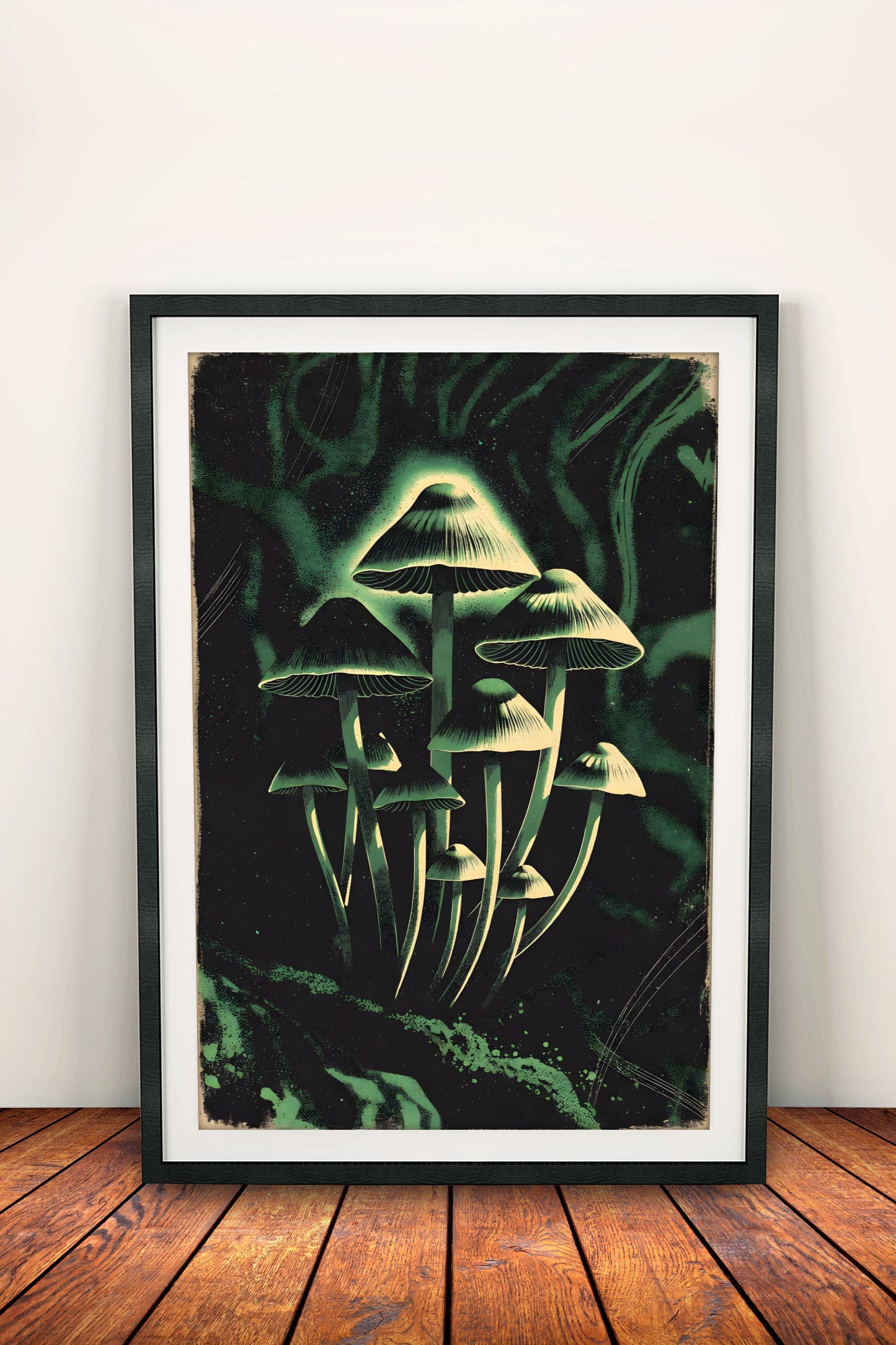 Mystic Nature Glow - Vintage Poster