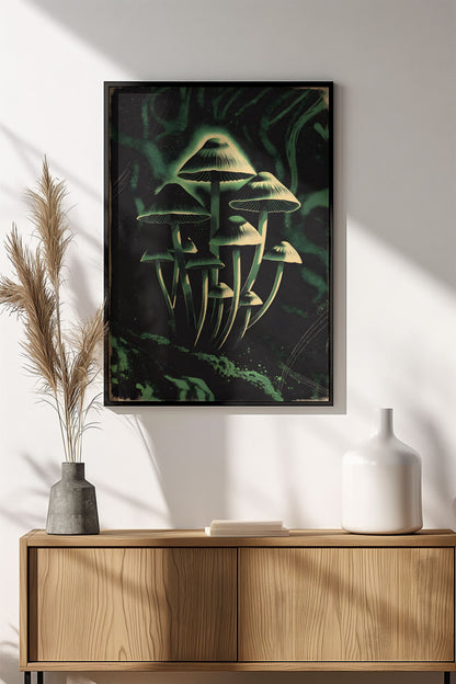 Mystic Nature Glow - Vintage Poster