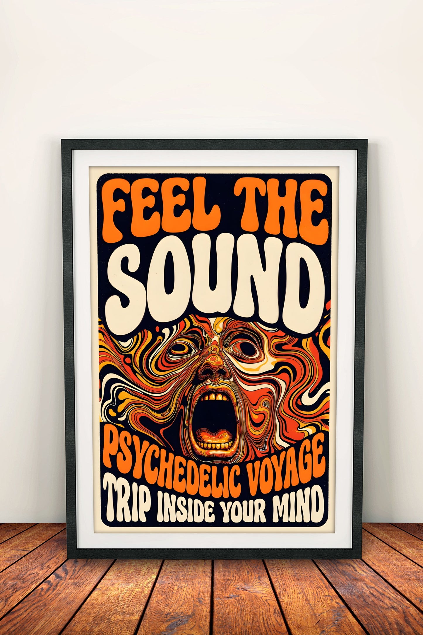 Feel the Sound - Vintage Poster