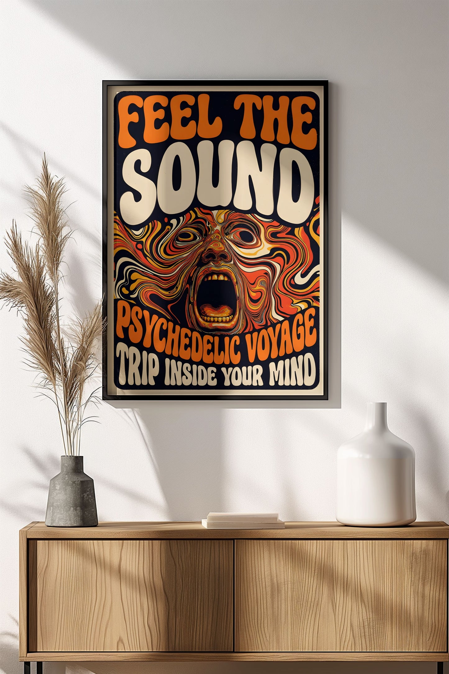 Feel the Sound - Vintage Poster