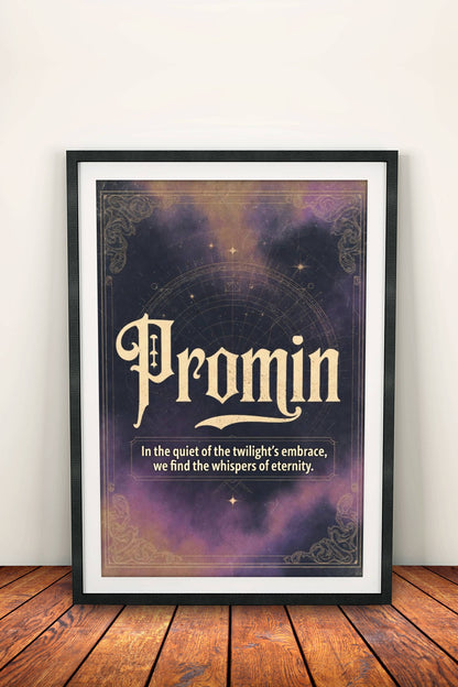 Prominin Poster – Retro Mystical Twilight Art