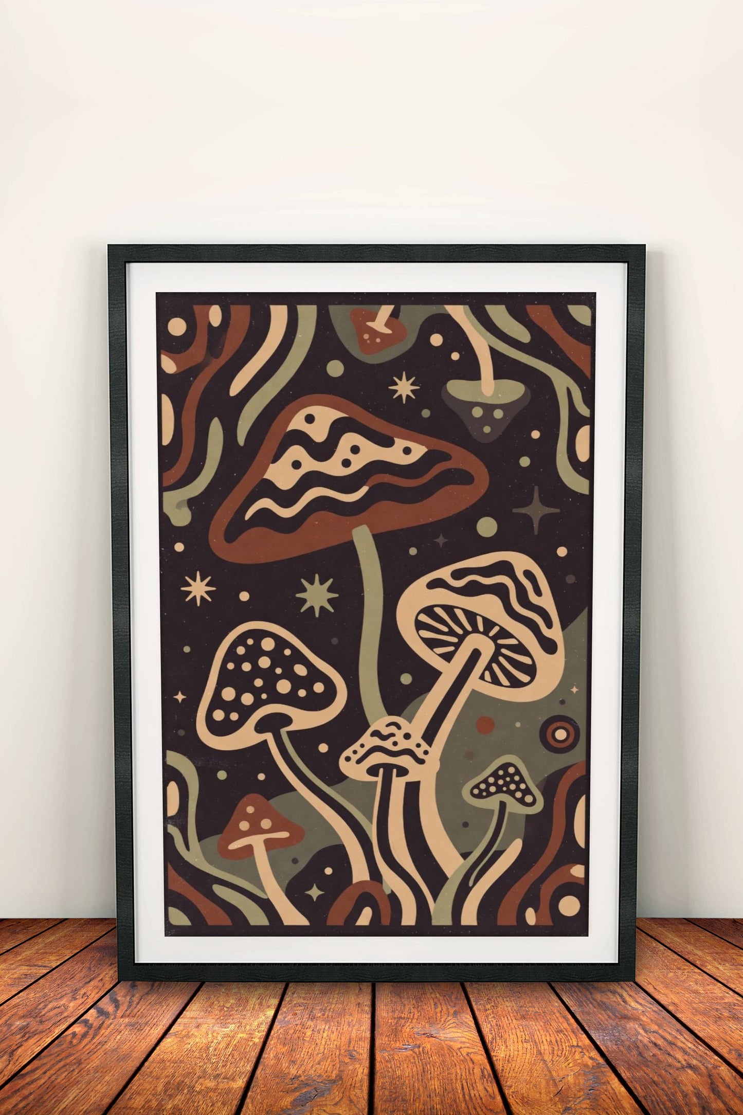 Nature Dream Poster - Retro Forest Art