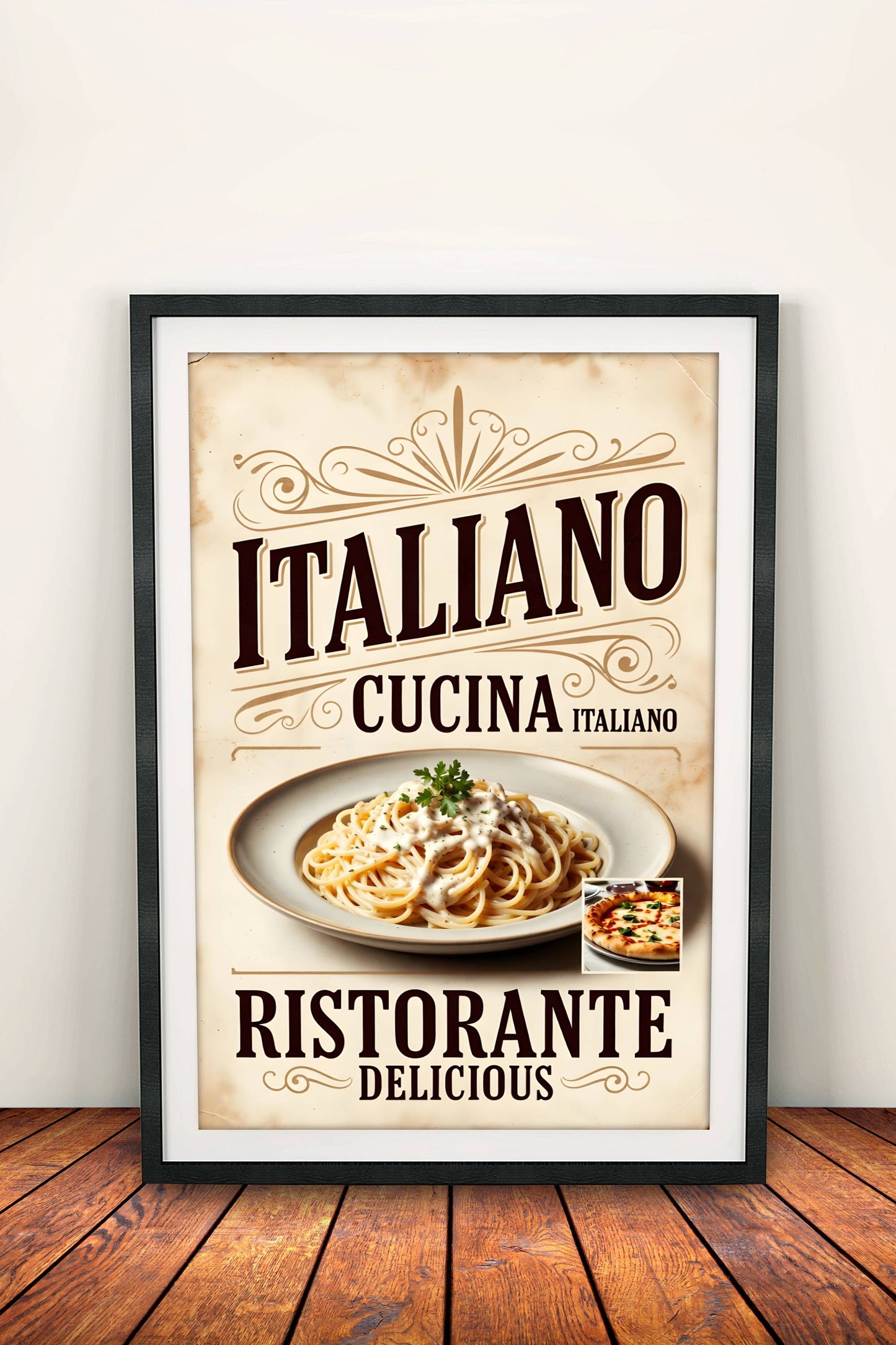 Italiano Cucina Poster – Retro Italian Restaurant Art