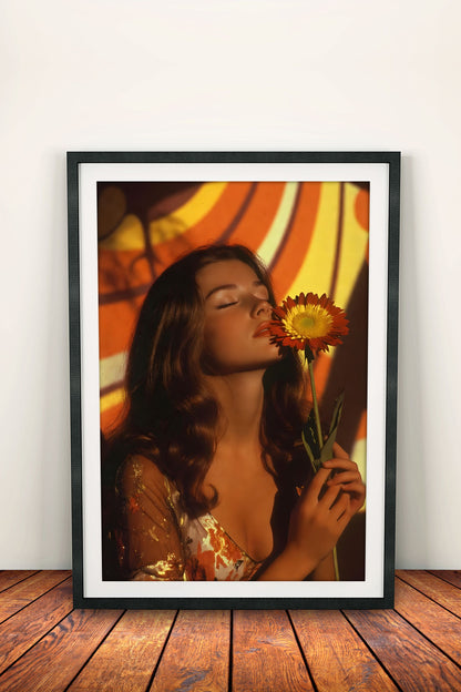 Flower Girl - Vintage 70s Poster