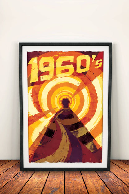 1960s Retro Poster - Vintage Journey Art